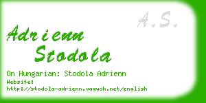 adrienn stodola business card